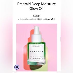 Herbivore emerald deep moisture glow oil